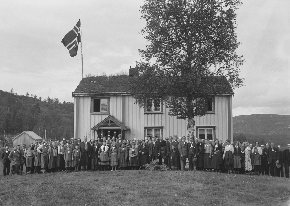 Finnemisjonsstevne i Vasslåtta 19. august 1934.