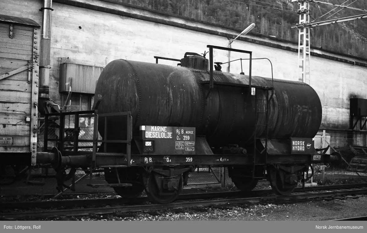 Rjukanbanens tankvogn litra Q4 nr. 359.