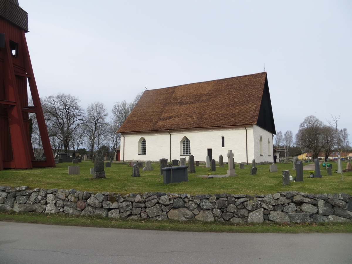 Exteriör Norra Sandsjö kyrka i Nässjö kommun.