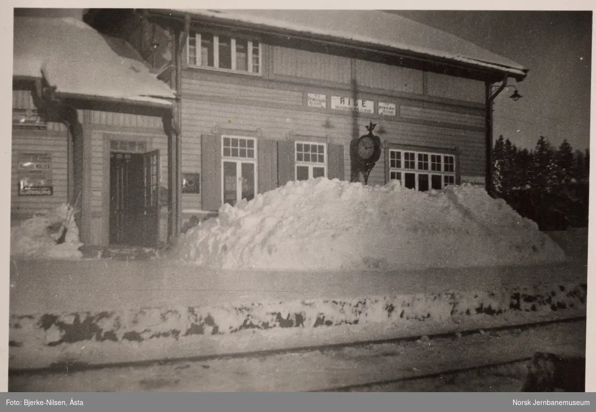 Rise stasjon vinteren 1948