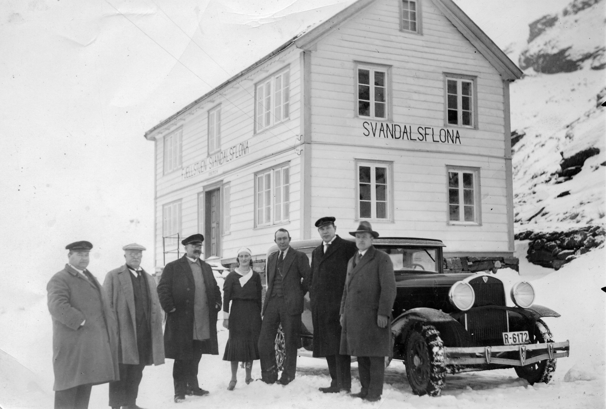 Tur til Svandalsflona 27. desember 1933. 