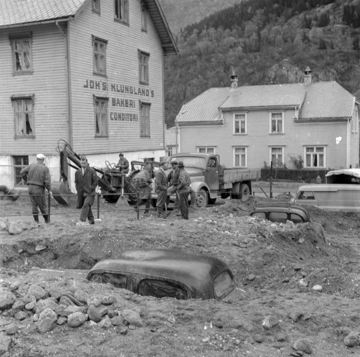 Flaumskadar i Tjoadalen/Nyland 18.10.1962.