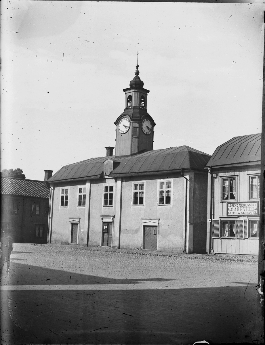 Rådhustorget, Östhammar, Uppland 1902