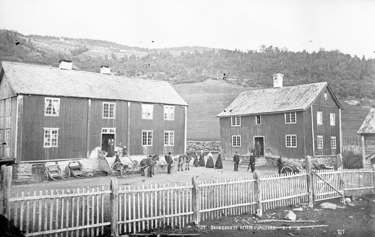 Skydsskifte Reien i Valdres før 1886.