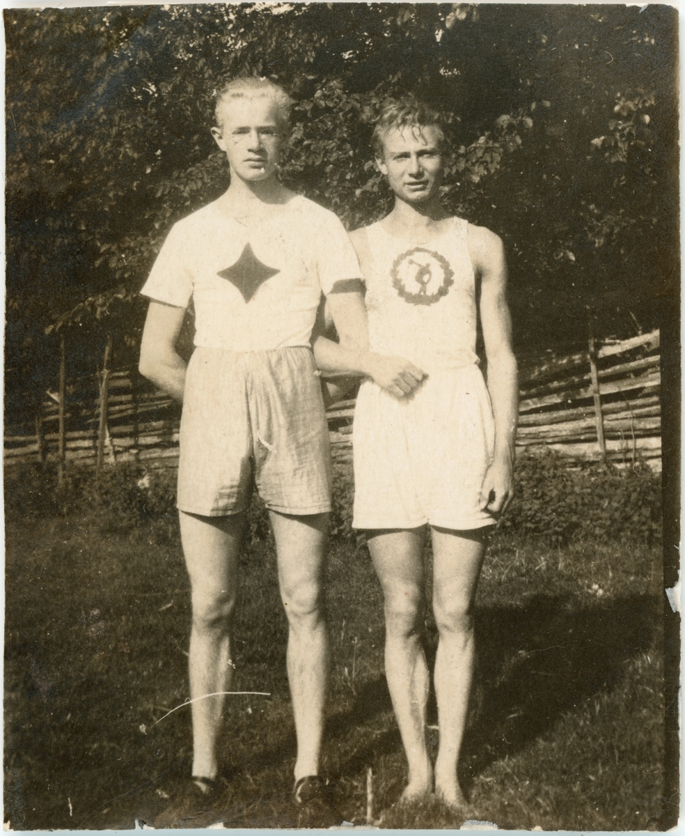 Två idrottsmän, Uppsala