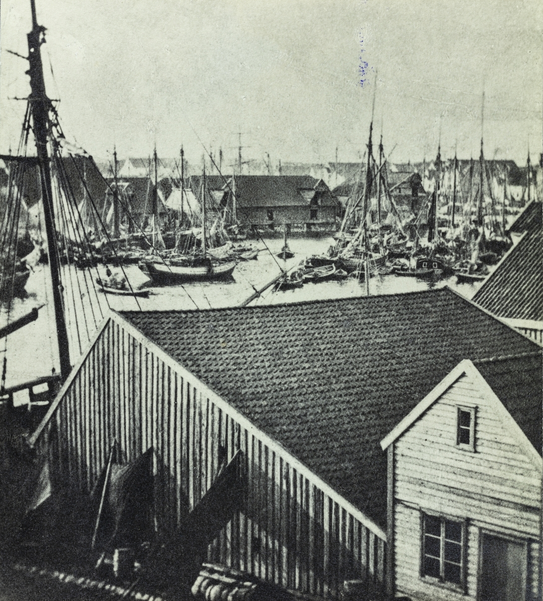 Smedasundet sett mot nordvest, ca. 1870.