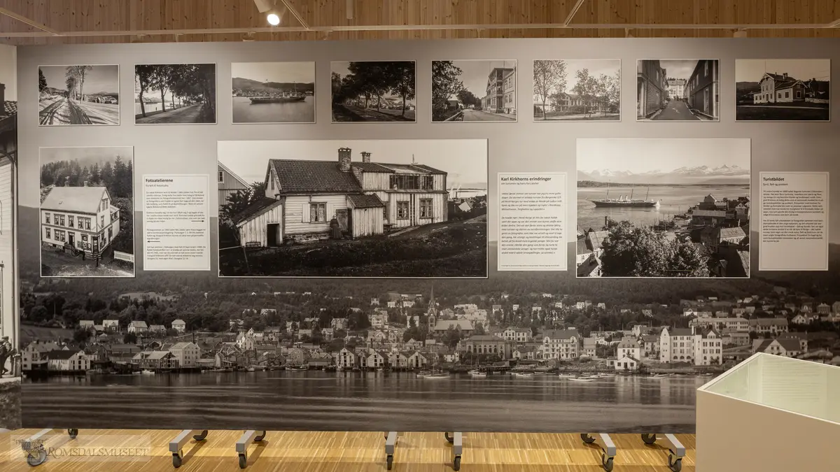 Kirkhorn utstillingen i Krona på Romsdalsmuseet.