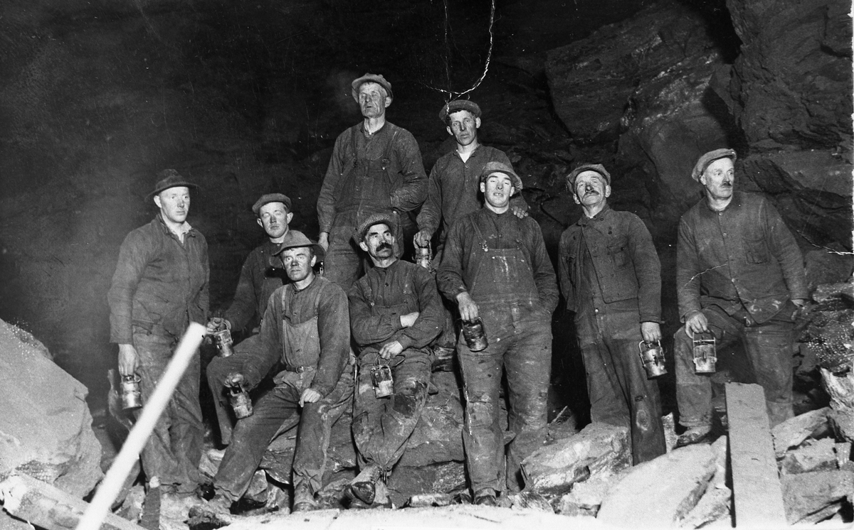 Gruvearbeidere ved Christianus Sextus, vinteren 1939-40