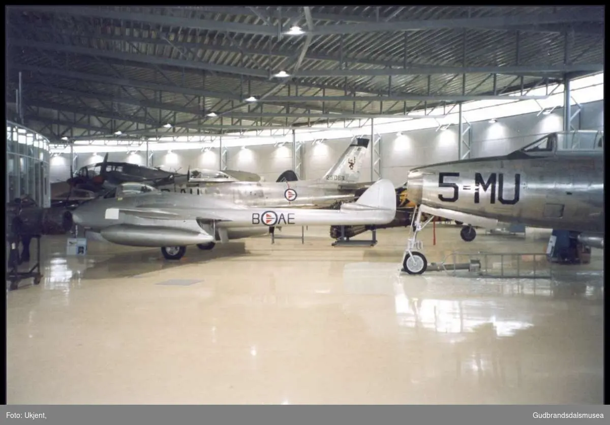 Forsvarets flymuseum på Gardermoen.
