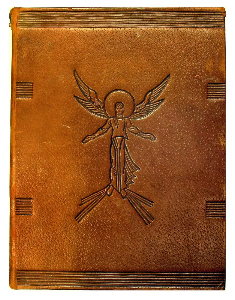 Bible given by Ludvig Wang to Merete Wiger (born Samuelsen) as a confirmation gift.