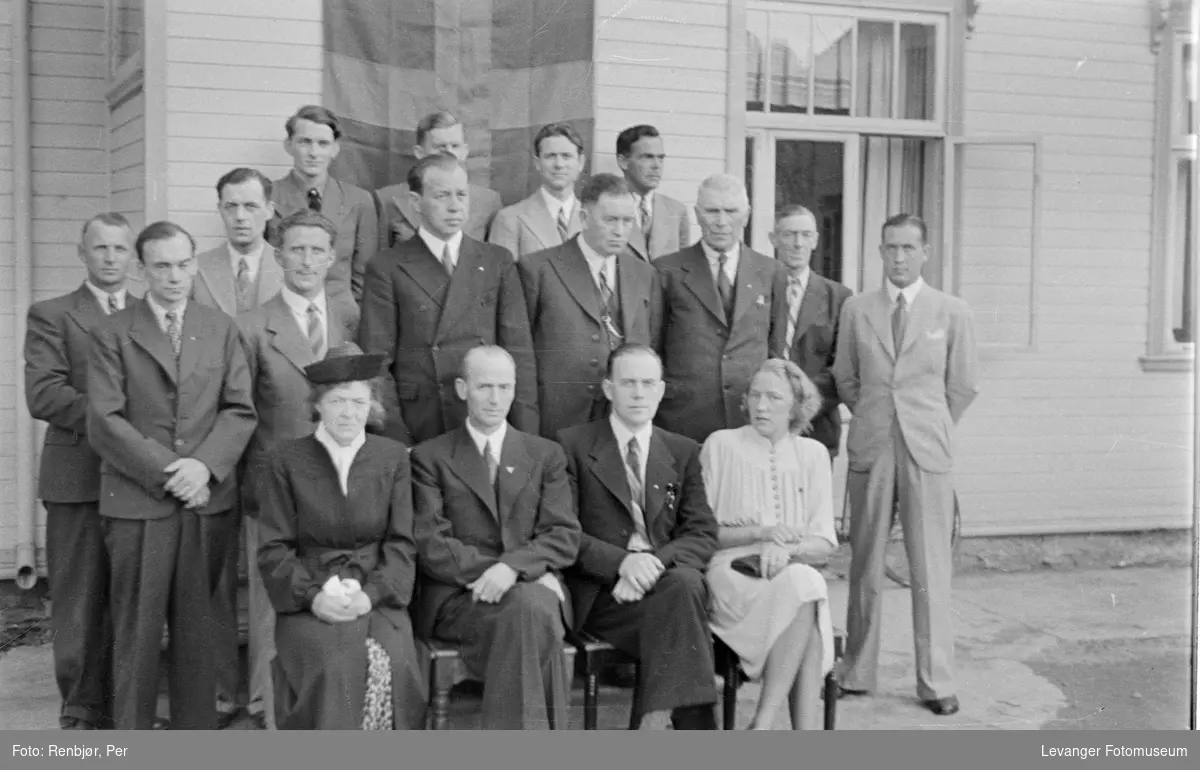 NS-møte på Salaters Pensjonat, Levanger juni 1941
