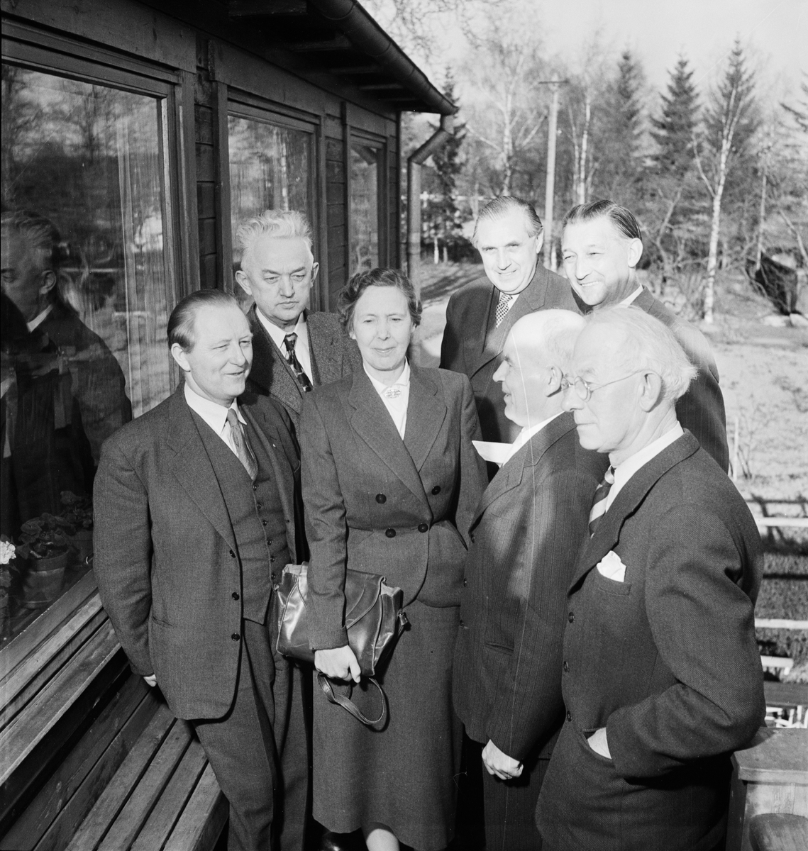 ABF - föreläsningsförbundet på Disagården, Uppsala 1953