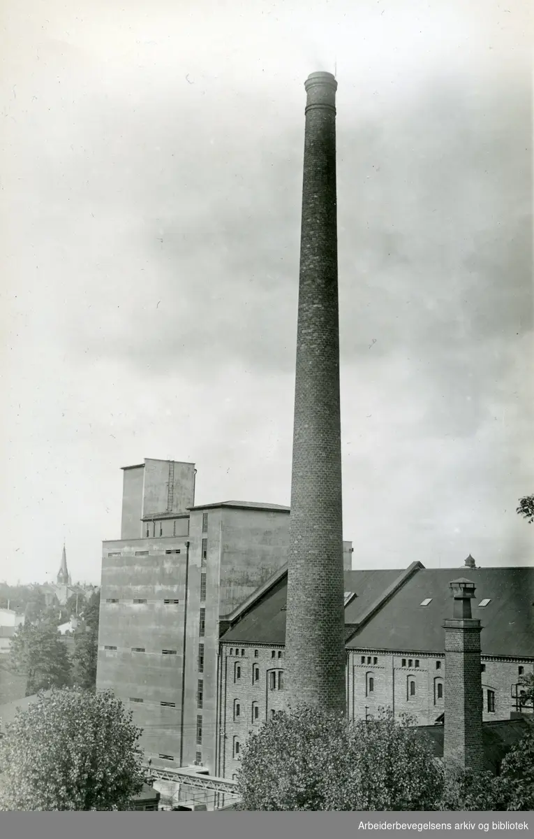Lilleborg Fabrikker på Sandaker. 1930-tallet.
