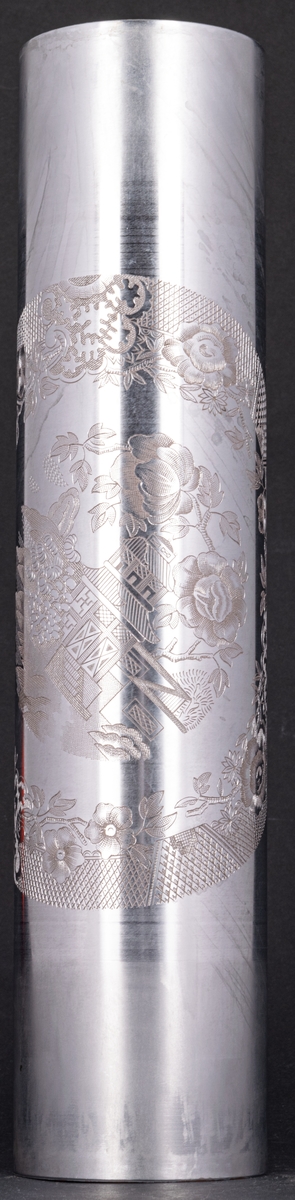 Tryckvals av koppar. För tryck av keramikdekor. Dekor Tokio, 7", 277.