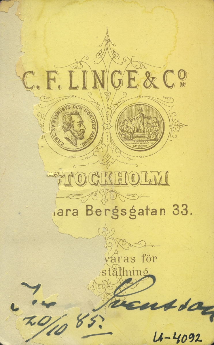 Ivar Svensson 20/19 1885.