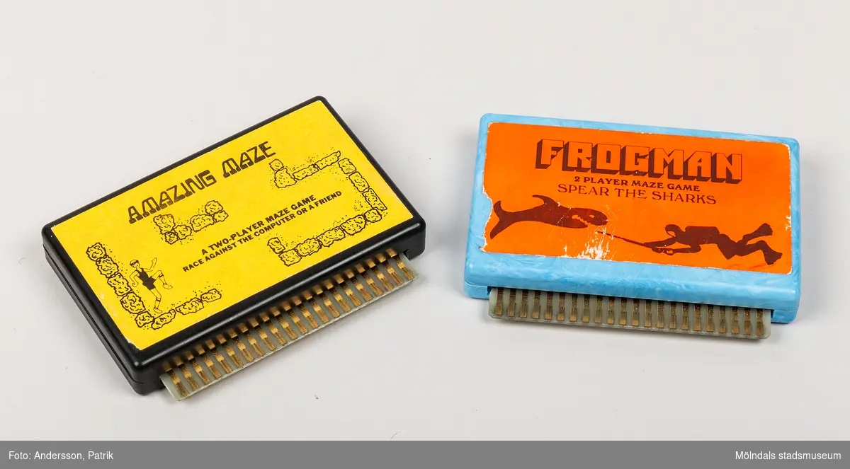 Kassetter (Cartridges) till Commodore VIC-20 med med ett spel per kassett.
Spelen går även att köra på Commodore 64. 

VIC-20 var Commodores första riktiga hemdator. VIC-20 började säljas i Sverige 1981.