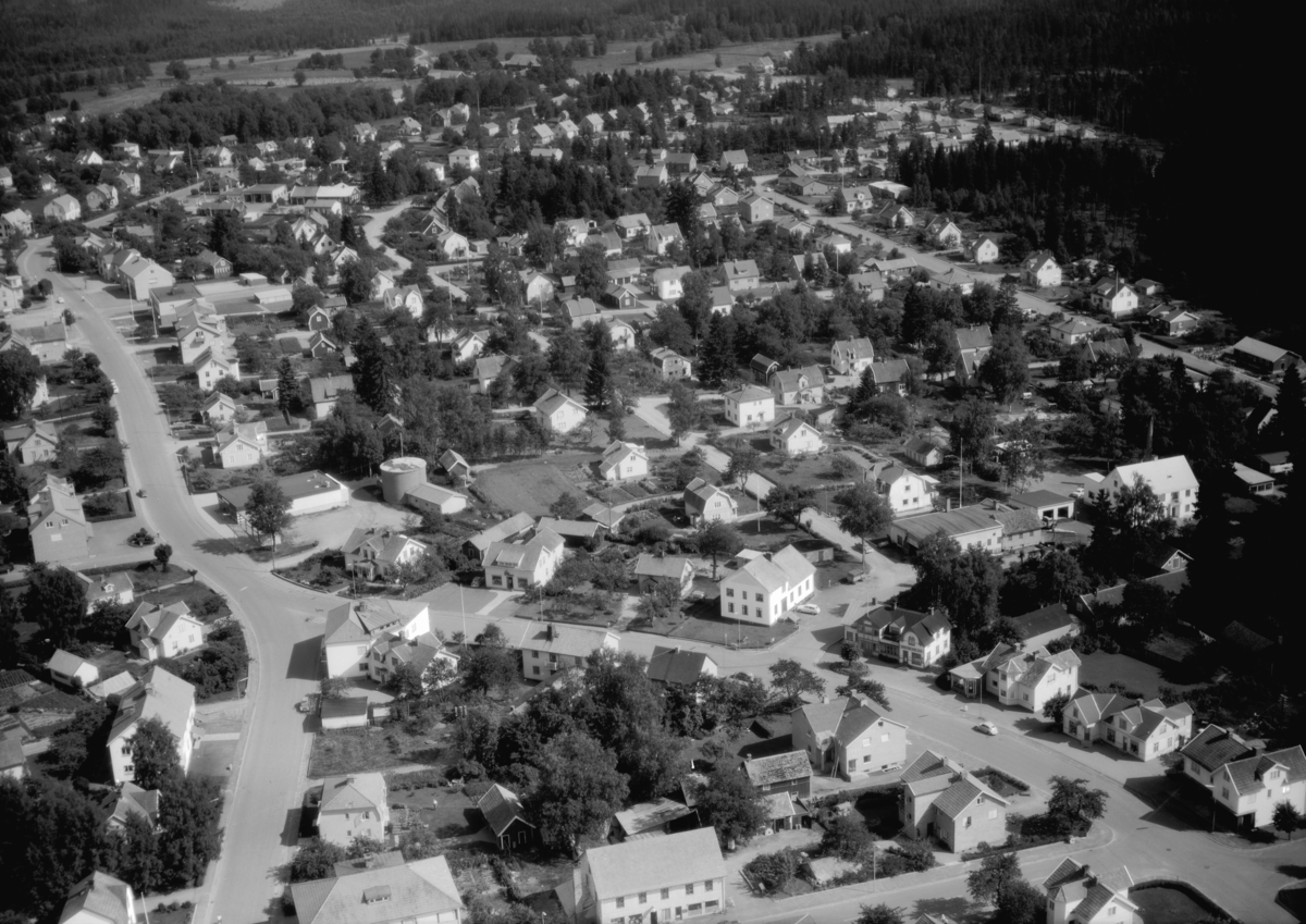 Flygfoto över Bodafors i Nässjö kommun, Jönköpings län. 1230/ 1966