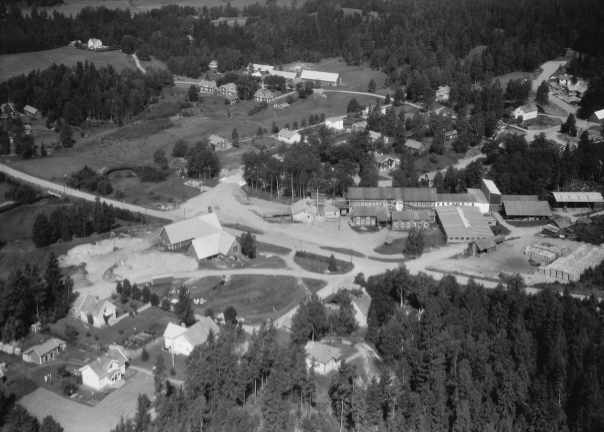 Flygfoto över Svenarum i Vaggeryds kommun, Jönköpings län. 1238/ 1966