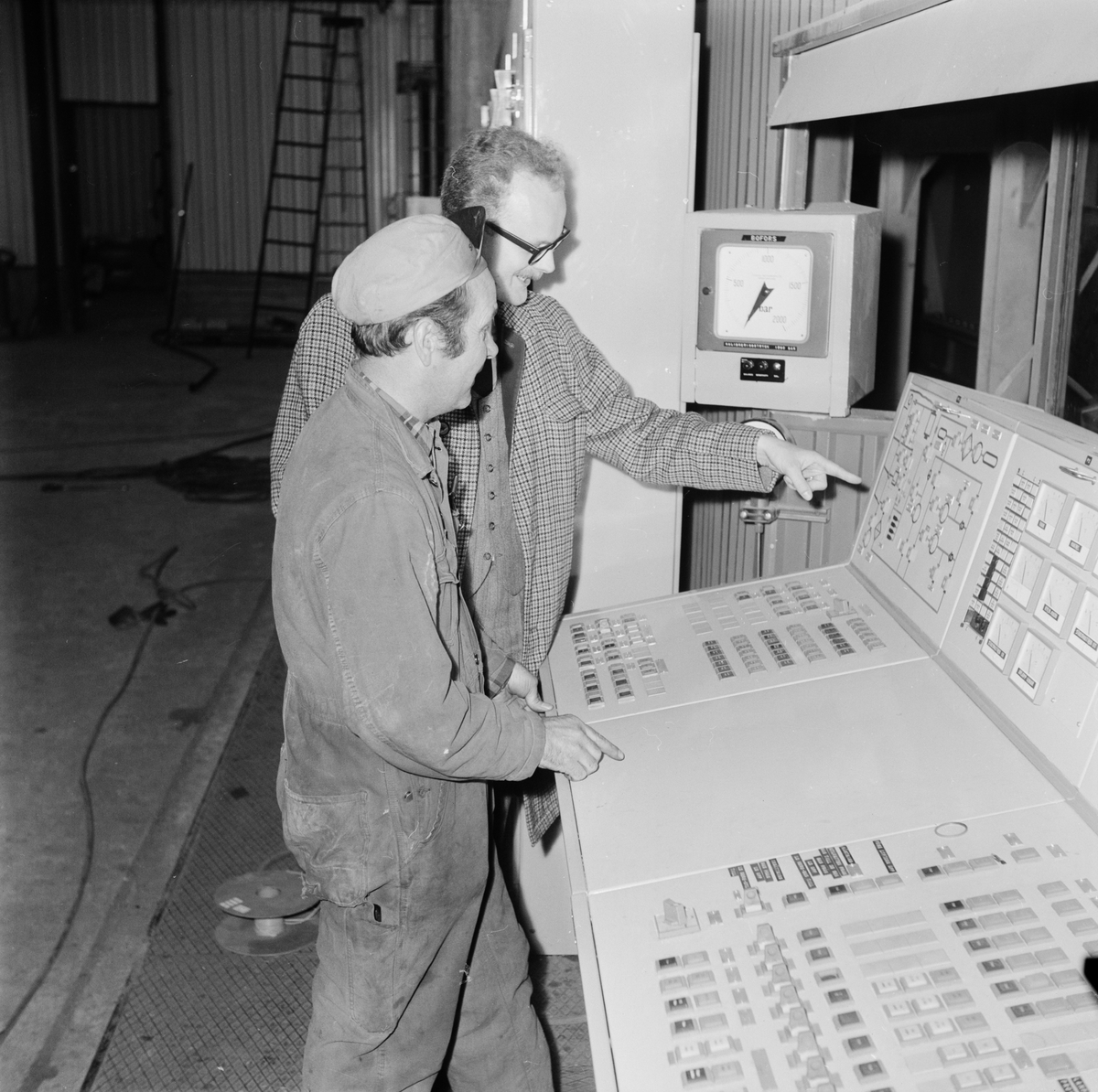 Nytt Söderforsstål intresserar bilfabriker, Söderfors, Uppland, juni 1972