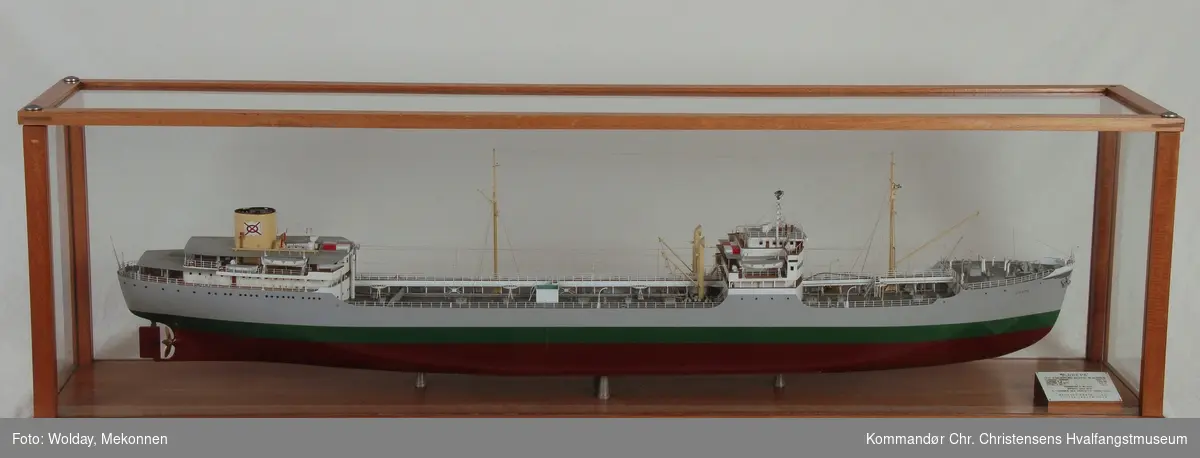 Modell av skipet M/T GREPA