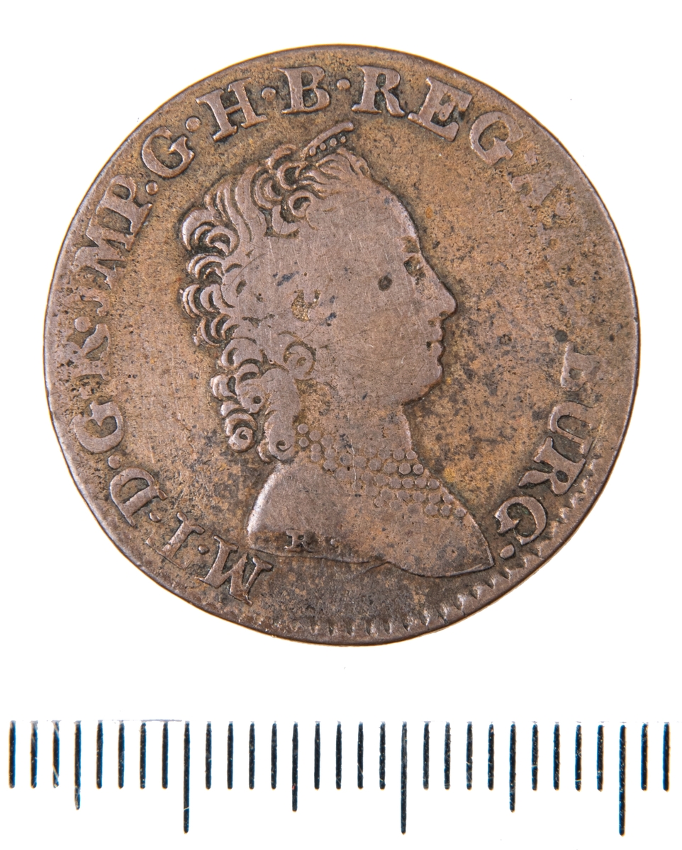 Mynt, Belgien (Österrikiska Nederländerna), 1750, 2 Liards.
