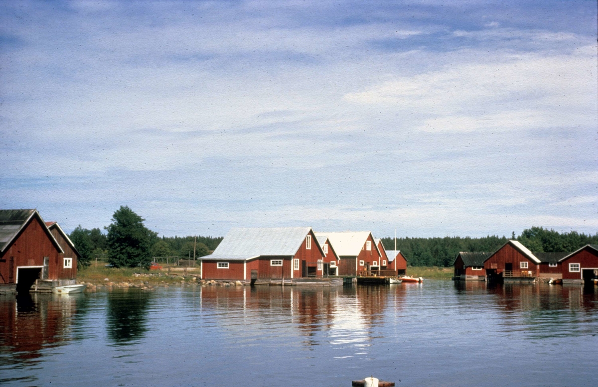 Sikhjälma fiskeläge, Hållnäs socken, Uppland 1971