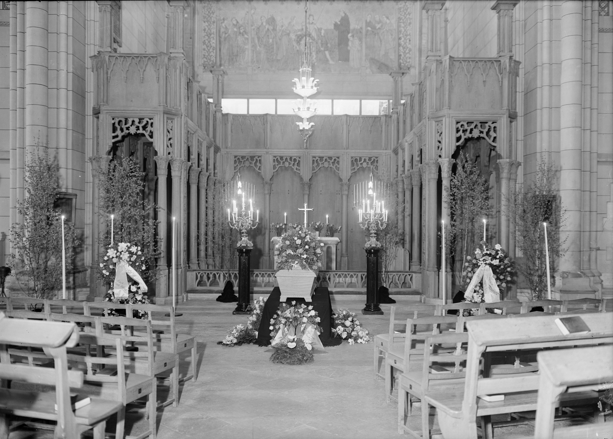 Begravning, Uppsala domkyrka 1949