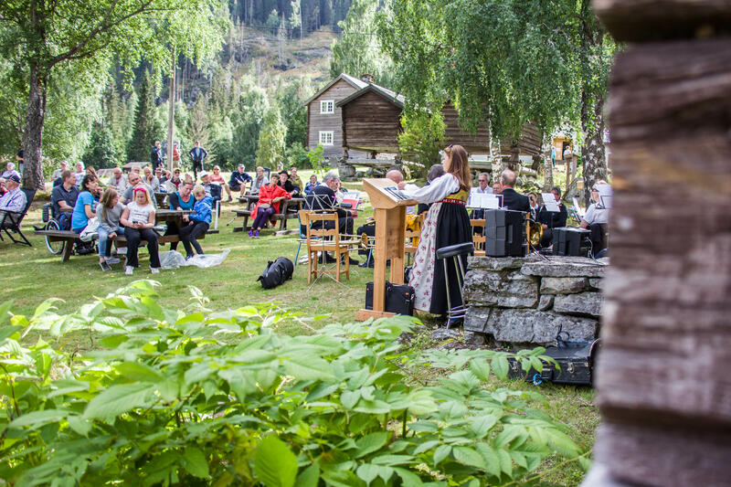 Frå hundreårsjubileet til Bagn Bygdesamling, 22. august 2020. Foto: Ingri Valen Egeland. (Foto/Photo)