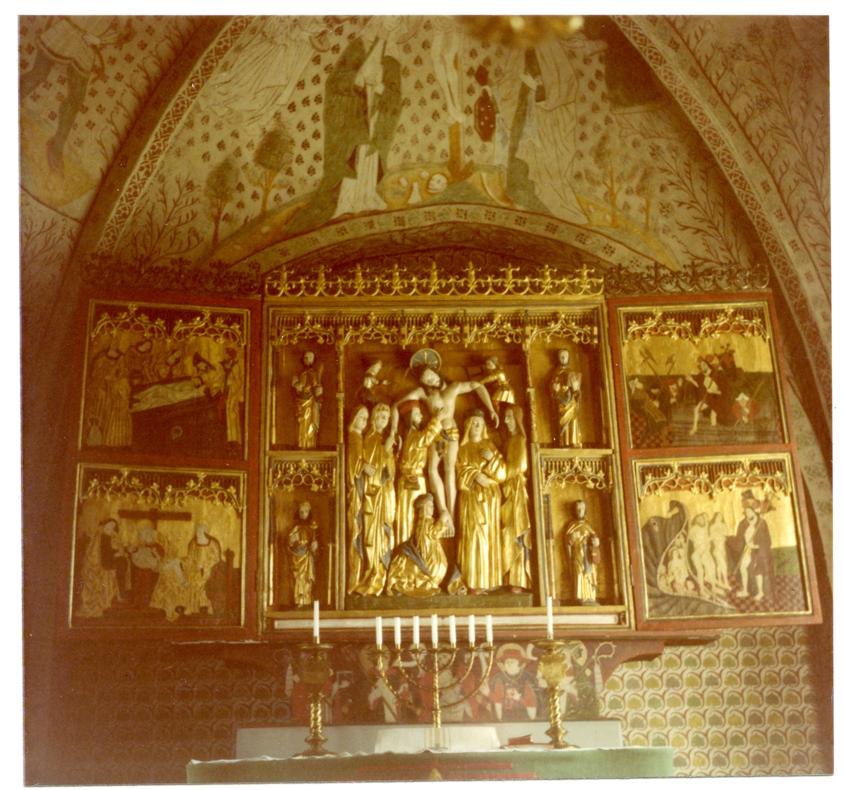 Torpa sn, Kungsör kn.
Altartavla i Torpa kyrka, 1979.