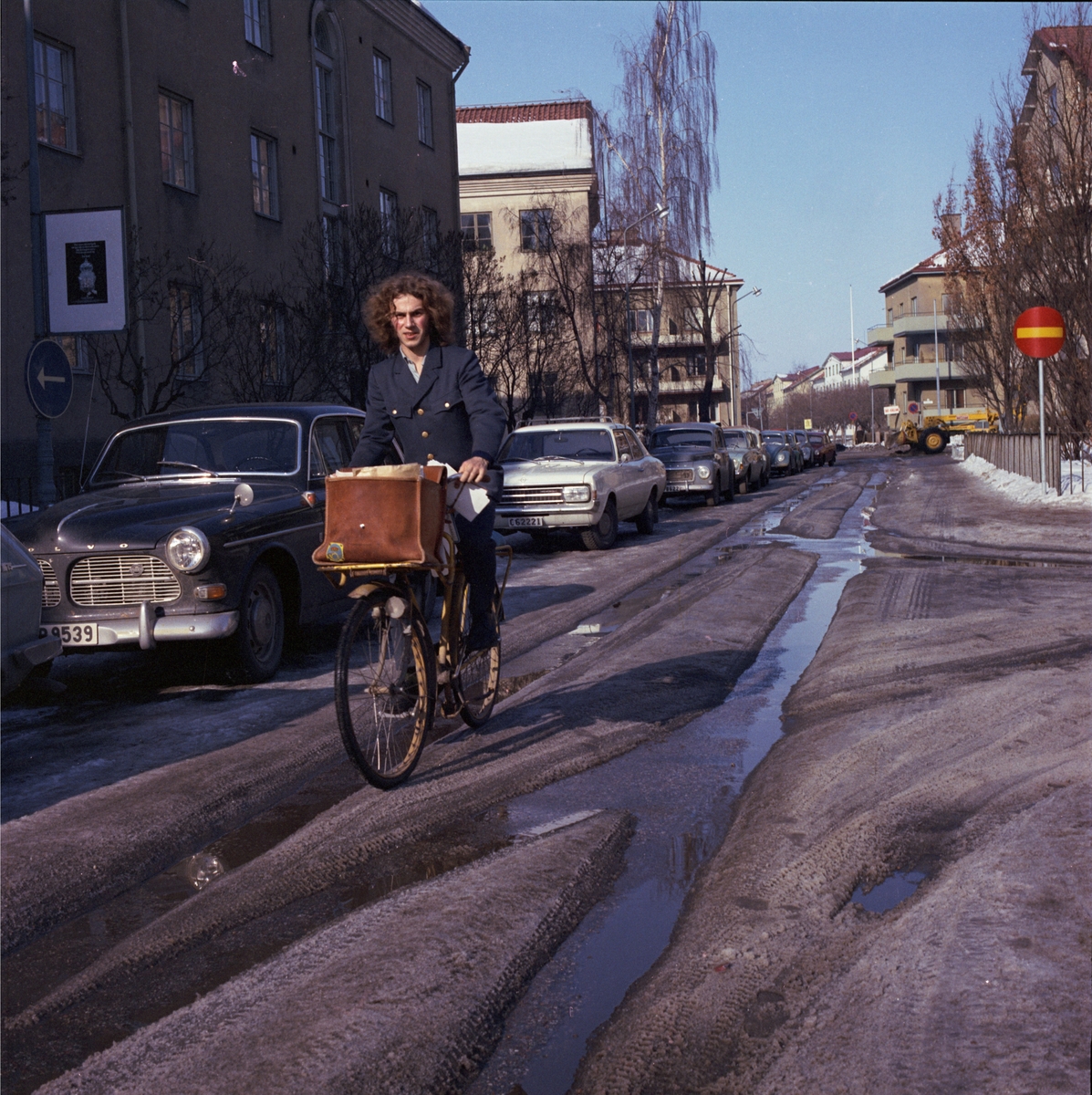 Cyklande brevbärare, Uppsala 1970