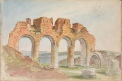 Domkirkeruinen, Hamar [Tegning]