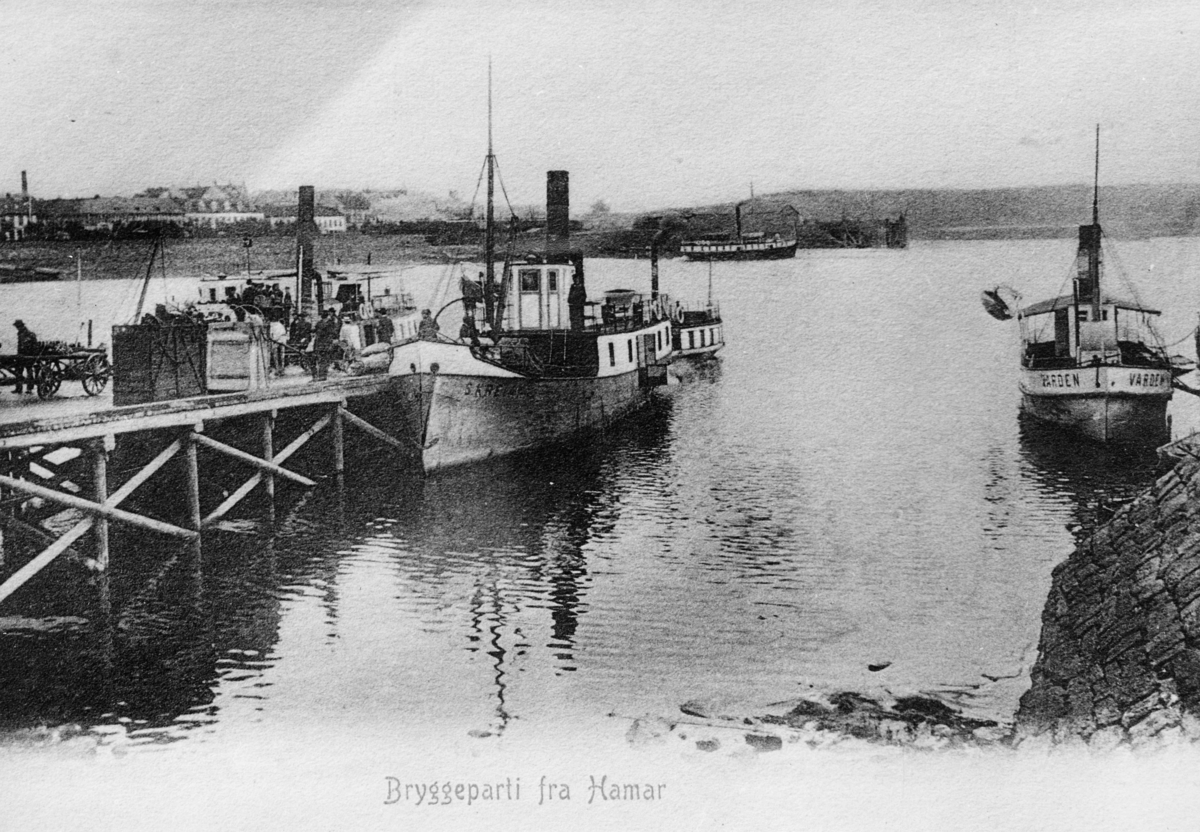 transport båt, eksteriør, Hamar, ved kai, D/S Tordenskjold, Skreia, Hamar, Varden