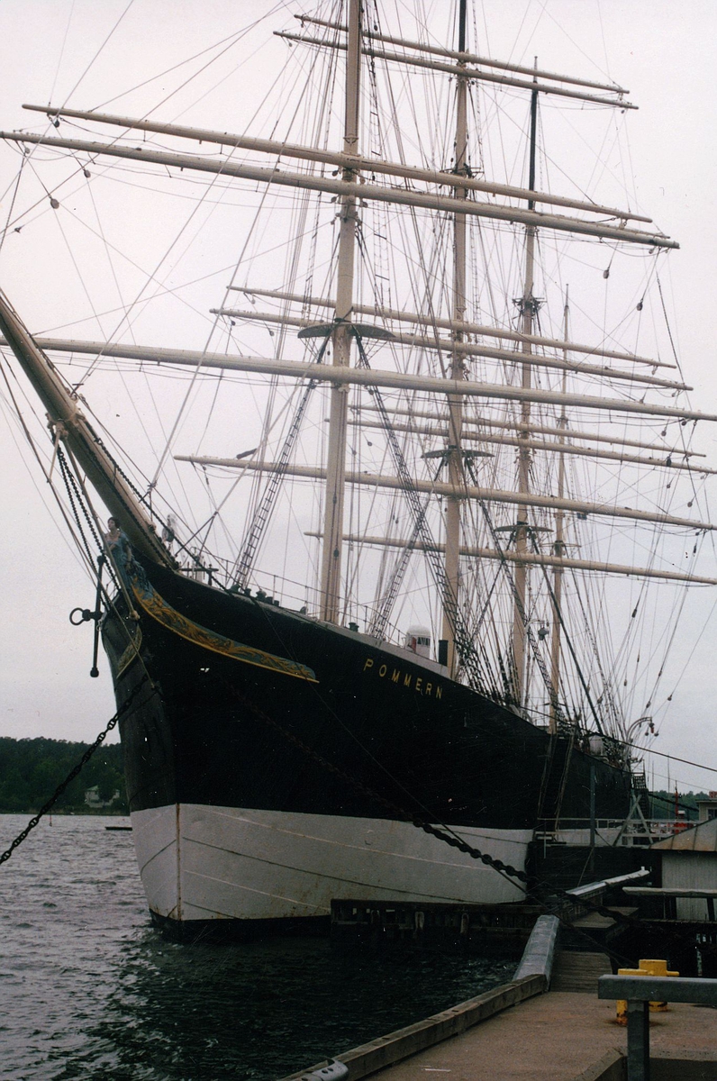 transport, båt, seilskute Pommern