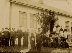 Mjelvehagen skole. Fotografens svigerforeldre, Ole J. og Ber