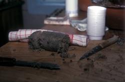 Olsok på Romsdalsmuseet i 1996. .Aktører fra Vistdal bondekv