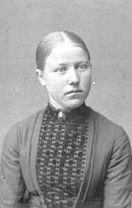PORTRETT: EMMA LILLEHAGEN FØDT: 1870 - 1966, LILLEHAGEN UNDER HØKSNES