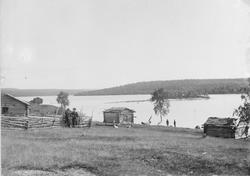 Skolteboplass på Nakholmen, Vaggetem, Pasvik juli 1897. Cand
