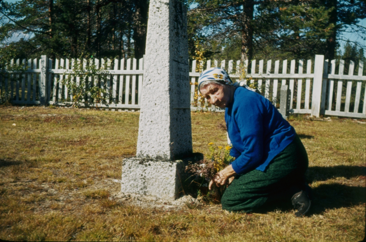 Anna Widén(Anna i Ødemarka) på kirkegård