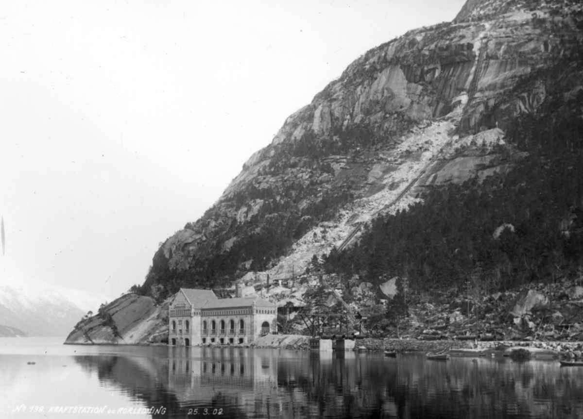 Tyssedal kraftverk, Tysso I, første byggetrinn, Sørfjorden