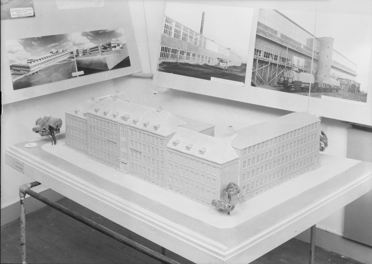 Modell av Trondheim Yrkesskole for arkitekt Albertsen