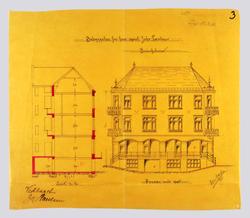 Bebyggelse for herr agent Johs. Paulsen. Brunholmen [Utkast]