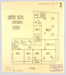 Vaaningshus & Lagerbygning for Hr. Kjøbmand Brusdal [Arbeids