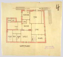Vaaningshus for Hr. Ole Flem Grimmergaden [Arbeidstegning]