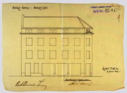 Forretningsgaard for O. A. Devolds sønner [Arbeidstegning]