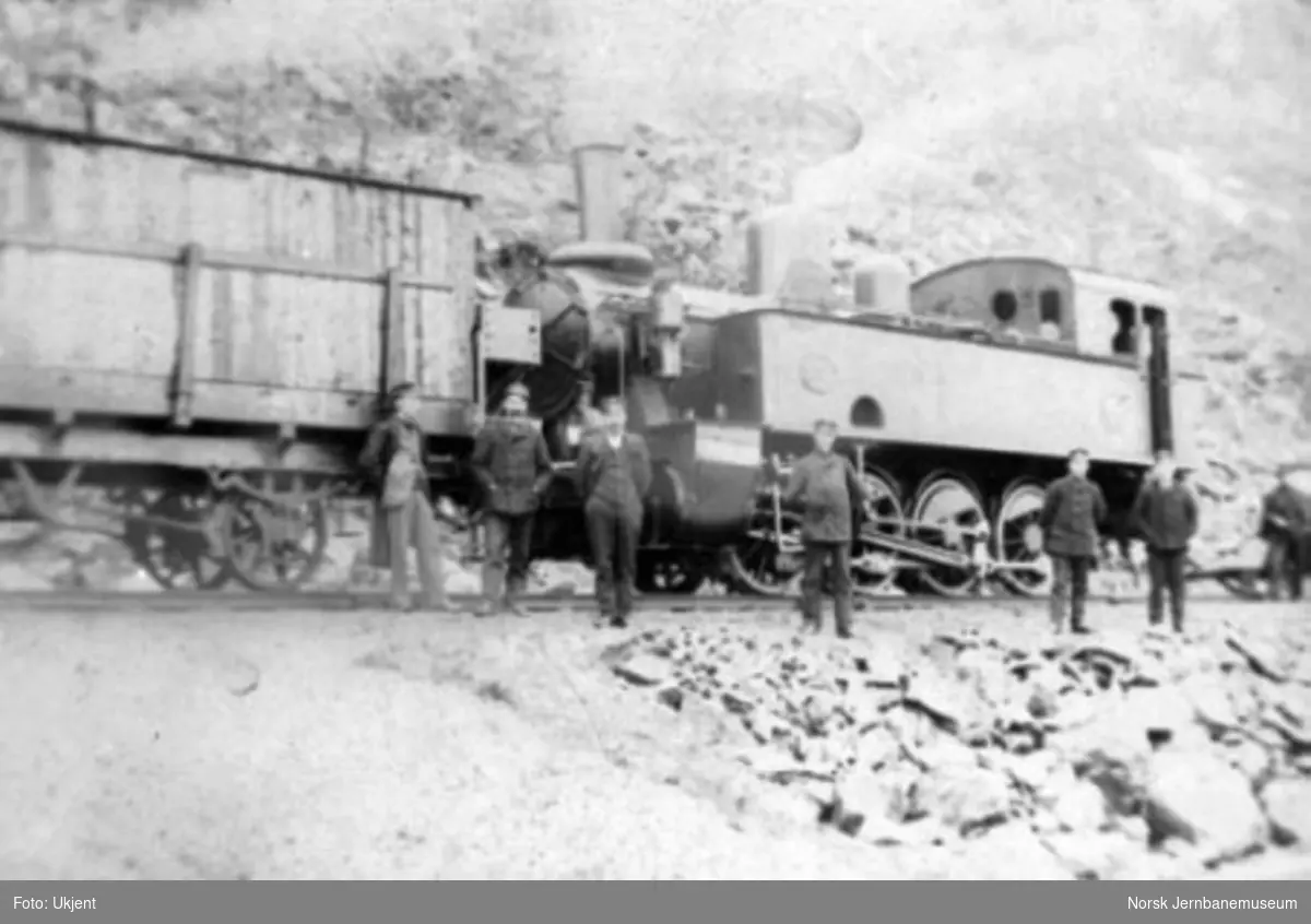 LKAB damplokomotiv (SJ litra N) i Narvik