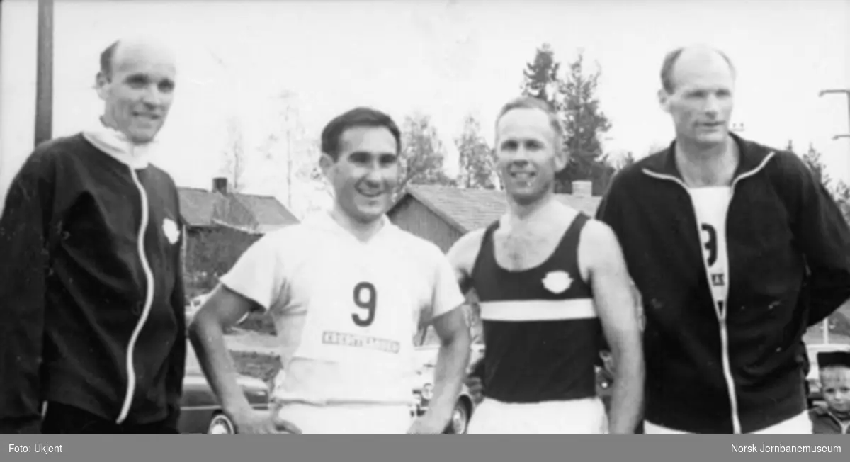 Laget fra NSB Hamar, som vant 4 x 1000 meter terrengstafett i 1970