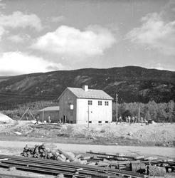 Røkland (Saltdal) stasjon under bygging