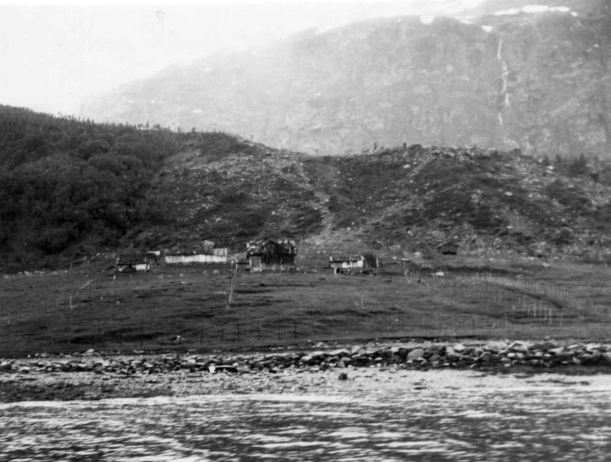 Selmer og Peder Olsens gård i Stordalen, 1948.