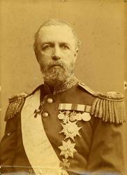 Portrett av Oscar II (1829-1907), Sverige og Norges konge. K