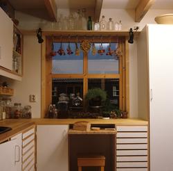 Kjøkkeninnredning i nybygget rekkehus. Fotografert for Bonyt